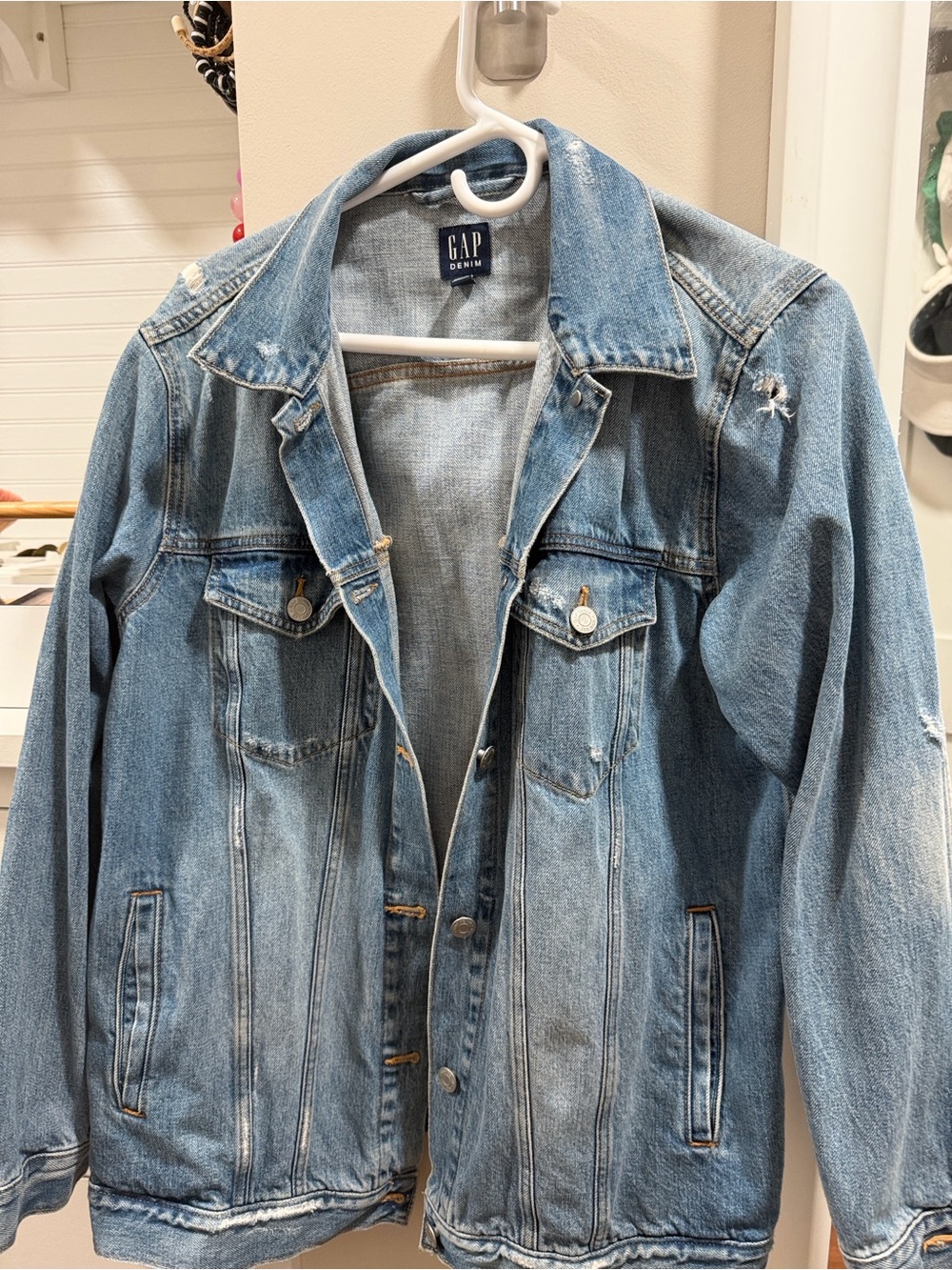 GAP Denim Light Blue Jean Jacket 90’s boyfriend fit